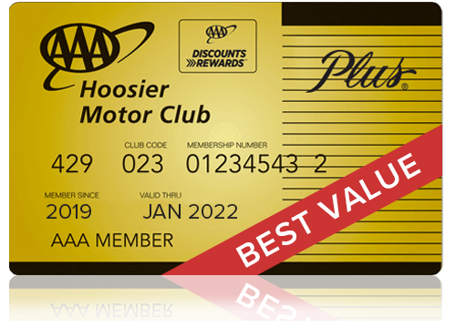 AAA Plus Hoosier Membership Card - Best Value 