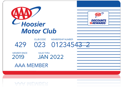 AAA Classic Hoosier Membership Card